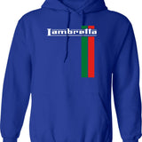 Lambiek Comiclopedia Hoodie - Retro Graphic Pullover Hoodie for Men & Women - Blue