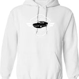 Lambrella Hoodie - Retro Graphic Pullover Hoodie for Men & Women - White