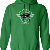 Lambrella Hoodie - Retro Graphic Pullover Hoodie for Men & Women - Green