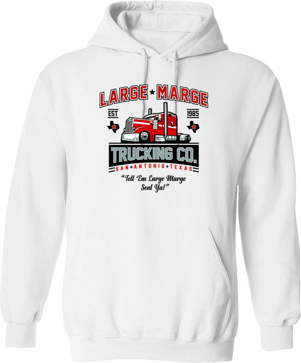 Lanford Custom Cycles Dan Conner Hoodie - Retro Graphic Pullover Hoodie for Men & Women - White