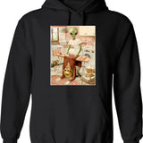 Latte And A Prayer Coffee Worship Hoodie - Black