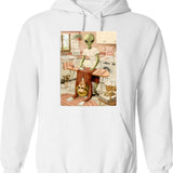 Latte And A Prayer Coffee Worship Hoodie - White
