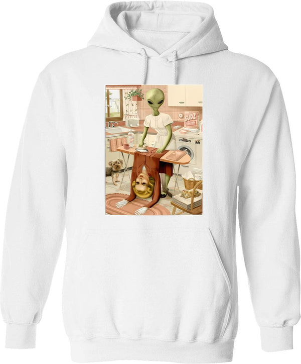 Latte And A Prayer Coffee Worship Hoodie - White