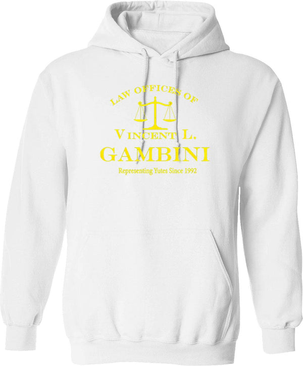 Law Offices Of Vincent L. Gambini - Vintage Logo Hoodie - White