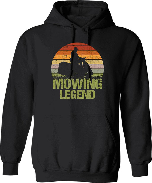 Lawn Enforcement Officer A Mowing Pun Hoodie - Black