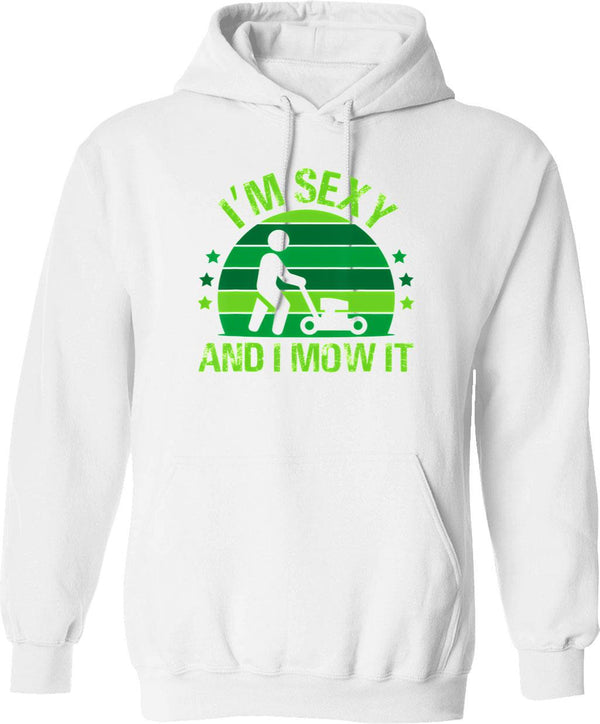 Lawn Mowing Is Importanter Gardening Gift Funny Landscaping Hoodie - White