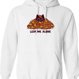 Le Coq Vintage Wash Hoodie - Retro Graphic Cosy Pullover - White