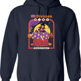 Leaf Me Alone Hoodie - Retro Graphic Pullover Hoodie for Men & Women - Navy