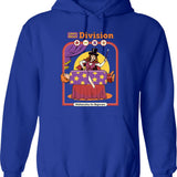 Leaf Me Alone Hoodie - Retro Graphic Pullover Hoodie for Men & Women - Blue