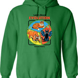 Learn About Division Hoodie - Retro Graphic Pullover Hoodie for Men & Women - Green