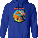 Learn About Division Hoodie - Retro Graphic Pullover Hoodie for Men & Women - Blue