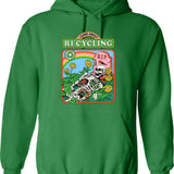 Learn About Evolution Hoodie - Retro Graphic Pullover Hoodie for Men & Women - Green
