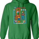Learn About Recycling Hoodie - Retro Graphic Pullover Hoodie for Men & Women - Green