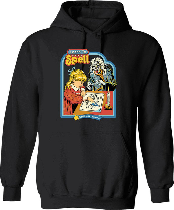 Learn About Subtraction Hoodie - Retro Graphic Pullover Hoodie for Men & Women - Black