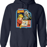 Learn About Subtraction Hoodie - Retro Graphic Pullover Hoodie for Men & Women - Navy