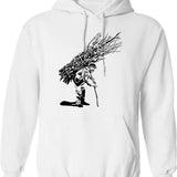 Led Zepelin Hoodie - Retro Graphic Pullover Hoodie for Men & Women - White