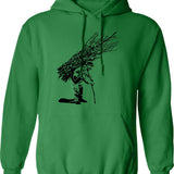 Led Zepelin Hoodie - Retro Graphic Pullover Hoodie for Men & Women - Green