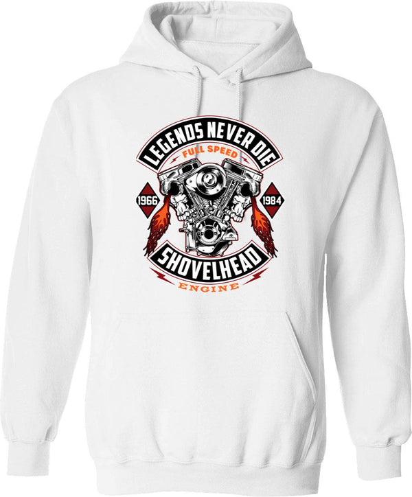 Legalize Eating Ass Hoodie - Retro Graphic Pullover Hoodie for Men & Women - White
