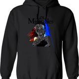 Les Miserables ( Black ) Hoodie - Retro Graphic Pullover Hoodie for Men & Women - Black