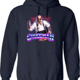 Les Miserables ( White ) Hoodie - Retro Graphic Pullover Hoodie for Men & Women - Navy