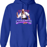 Les Miserables ( White ) Hoodie - Retro Graphic Pullover Hoodie for Men & Women - Blue