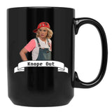 Leslie Knope Black Coffee Mug, Gift Coffee Mug