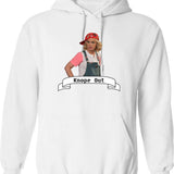 Leslie Knope Graphic Pullover Hoodie - White