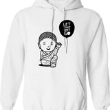 Let Me Know If My Biceps Get In Your Way Funny Biceps Gym Lover Fitness Christmas Gift Vintage Style Idea Design Hoodie - White