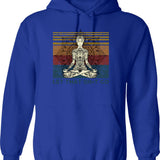Let That Shit Go Hoodie - Retro Graphic Pullover Hoodie for Men & Women - Blue