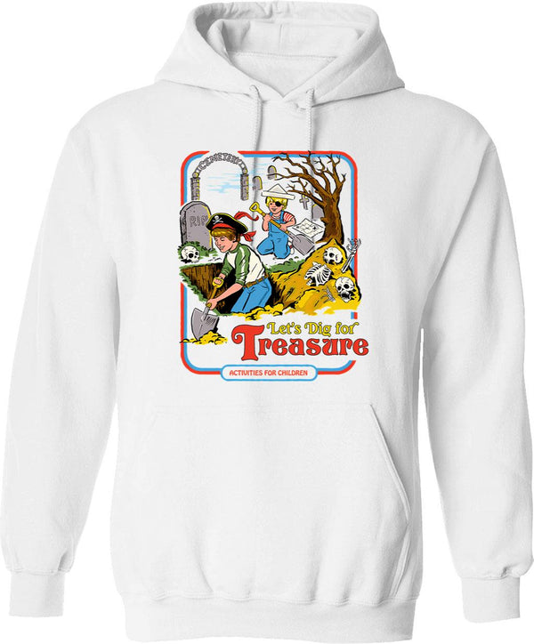 Let's Conjure Bloody Mary Hoodie - Retro Graphic Pullover Hoodie for Men & Women - White