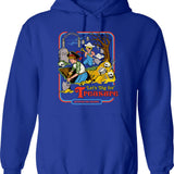 Let's Conjure Bloody Mary Hoodie - Retro Graphic Pullover Hoodie for Men & Women - Blue