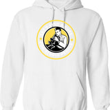Let's Dig For Treasure Hoodie - Retro Graphic Pullover Hoodie for Men & Women - White