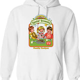 Let's Hug It Out - Funny Sumo Wrestling Hoodie - White