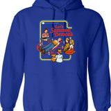 Let's Sacrifice Toby Hoodie - Retro Graphic Pullover Hoodie for Men & Women - Blue