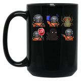 Lethal Company Funny Cute Black Coffee Mug, Gift Coffee Mug - Black