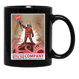 Lethal Company Join The Company Poster Black Coffee Mug, Gift Coffee Mug - Black