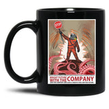 Lethal Company Join The Company Poster Black Coffee Mug, Gift Coffee Mug