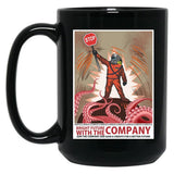 Lethal Company Join The Company Poster Black Coffee Mug, Gift Coffee Mug - Black