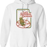 Lets Punctuation Saves Lives Retro Hoodie - White