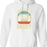 Level 60 Unlocked Hoodie - Retro Graphic Pullover Hoodie for Men & Women - White