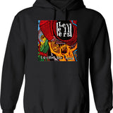Leveling Up To Uncle 2021 Funny Video Gamer Vintage Men Hoodie - Black