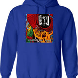Leveling Up To Uncle 2021 Funny Video Gamer Vintage Men Hoodie - Blue