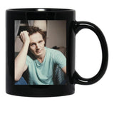 Liam Neeson Young Black Coffee Mug, Gift Coffee Mug - Black