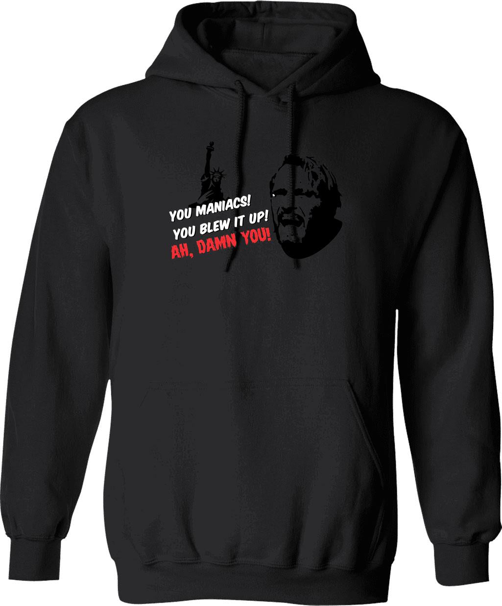 Liberte Egalite Chardonnay Vintage Hoodie - Retro Graphic Cosy Pullover - Black