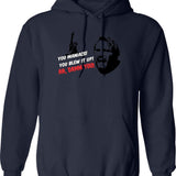 Liberte Egalite Chardonnay Vintage Hoodie - Retro Graphic Cosy Pullover - Navy