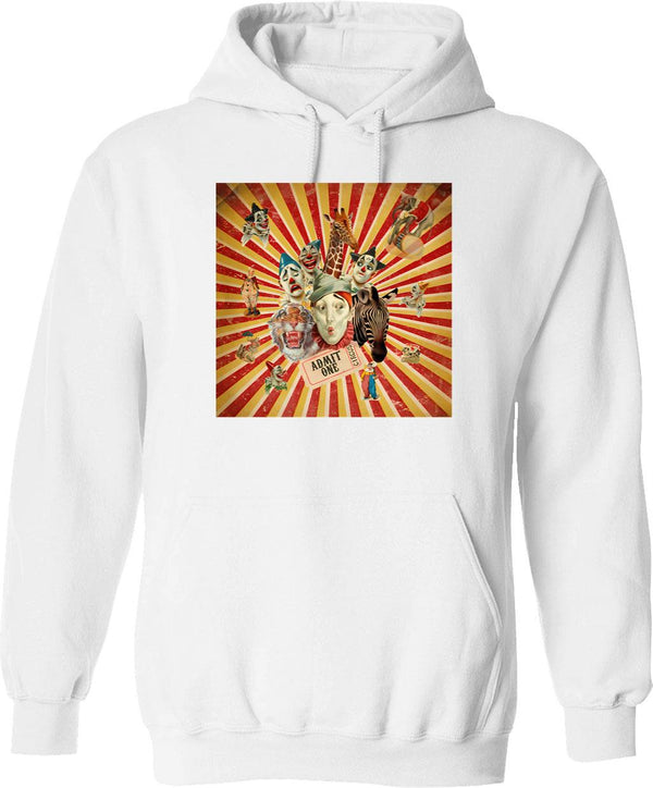 Life Behind Bars Old School Biker I Motorcycle Bike Skull Hoodie - White