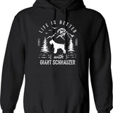 Life Is A Soup And I Am A Fork Hoodie - Black