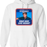 Life Is More Upbeat Funny Humor Vintage Hoodie - White