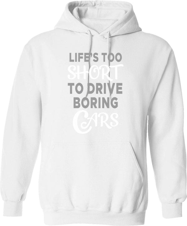 Life's A Journey Enjoy The Ride Vintage Motorcycle Rider Biker Hoodie - White