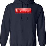 Life's Tough Get A Helmet Man Funny Vintage Hoodie - Navy